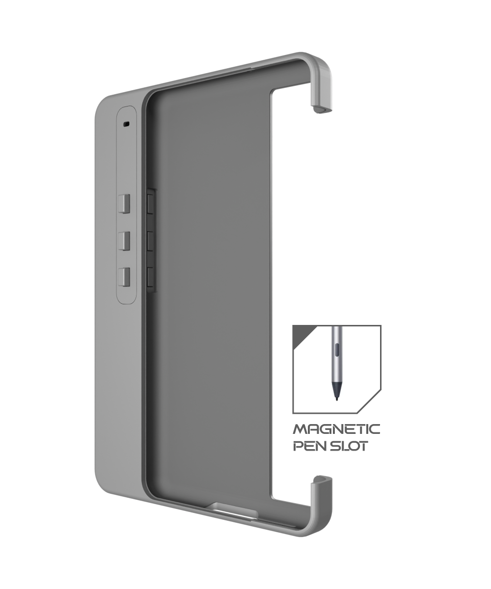 wekind case for Boox Palma 2 Pro, Grip & Magnetic Pen Slot